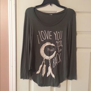 I love you to the moon and back shirt